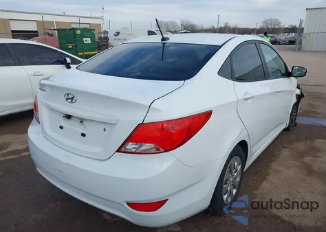 2016 Hyundai Accent Se z USA, uszkodzony, nr VIN KMHCT4AEXGU163789